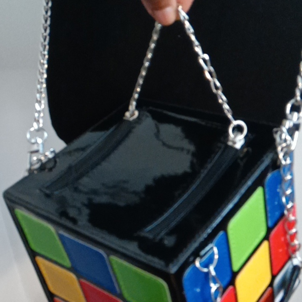 NWT RUBIK'S CUBE BAG ❤️💙💚🧡🤍💛 - Picture 6 of 17